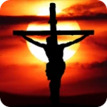 jesus on the cross android application logo